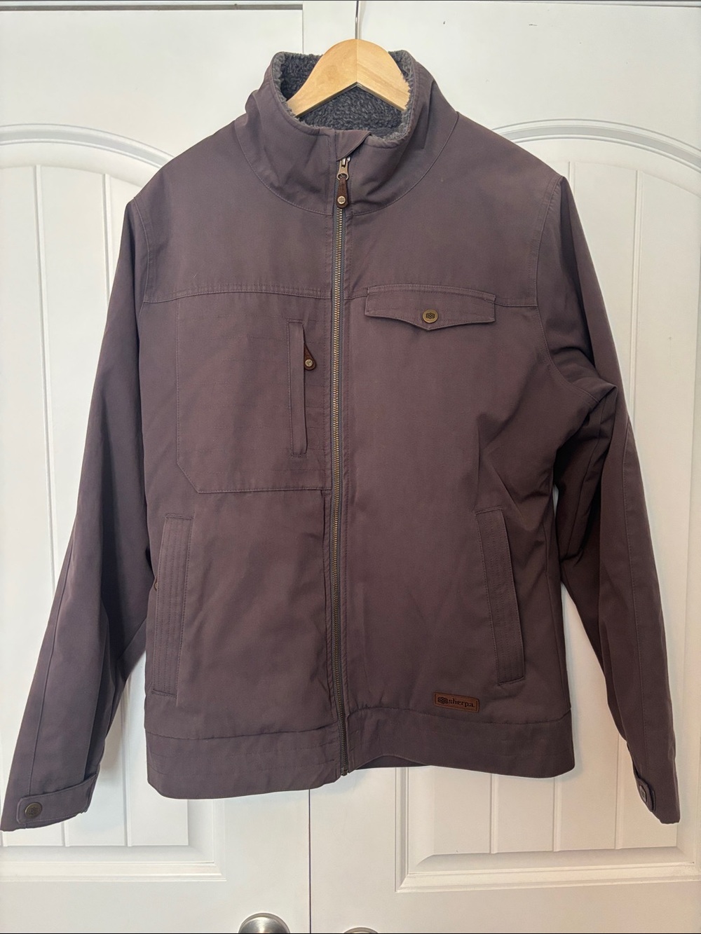 Men's Sherpa Brand Canvas Jacket with Lofty Liner